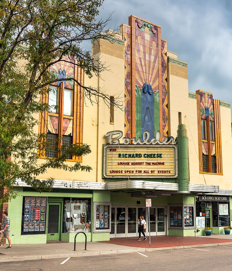 Boulder culture & entertainment, outside your door