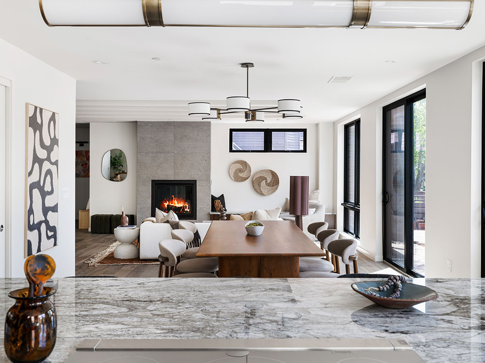 Kitchen, Dinning & Living